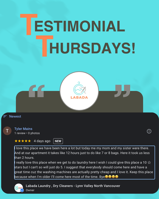 Testimonial Thursday From 12 Hours at Home to Under 2 Hours at Labada Lynn Valley
